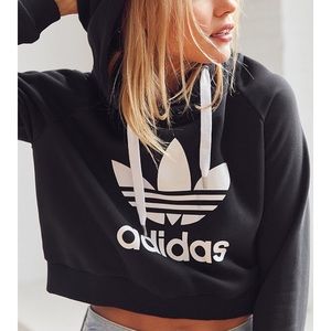 Adidas Cropped Hoodie
